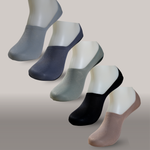 JACQUARD THREAD NO-SHOW SOCKS